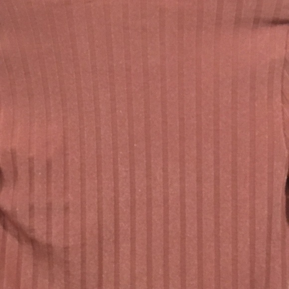 FREE PEOPLE Scoop Neck Shimmer Ribbed Sleeve Top - Picture 10 of 10